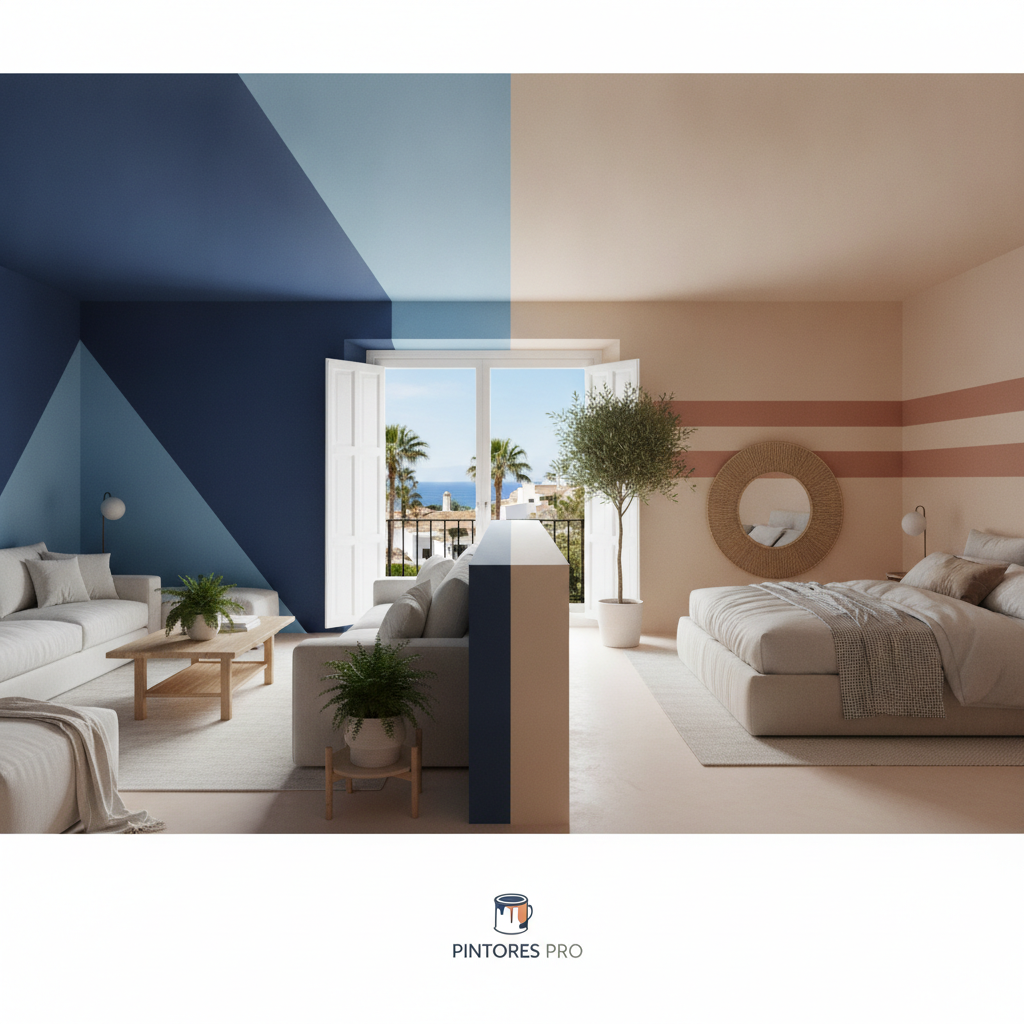 Ideas de pintura para separar ambientes en lofts y estudios en Fuengirola