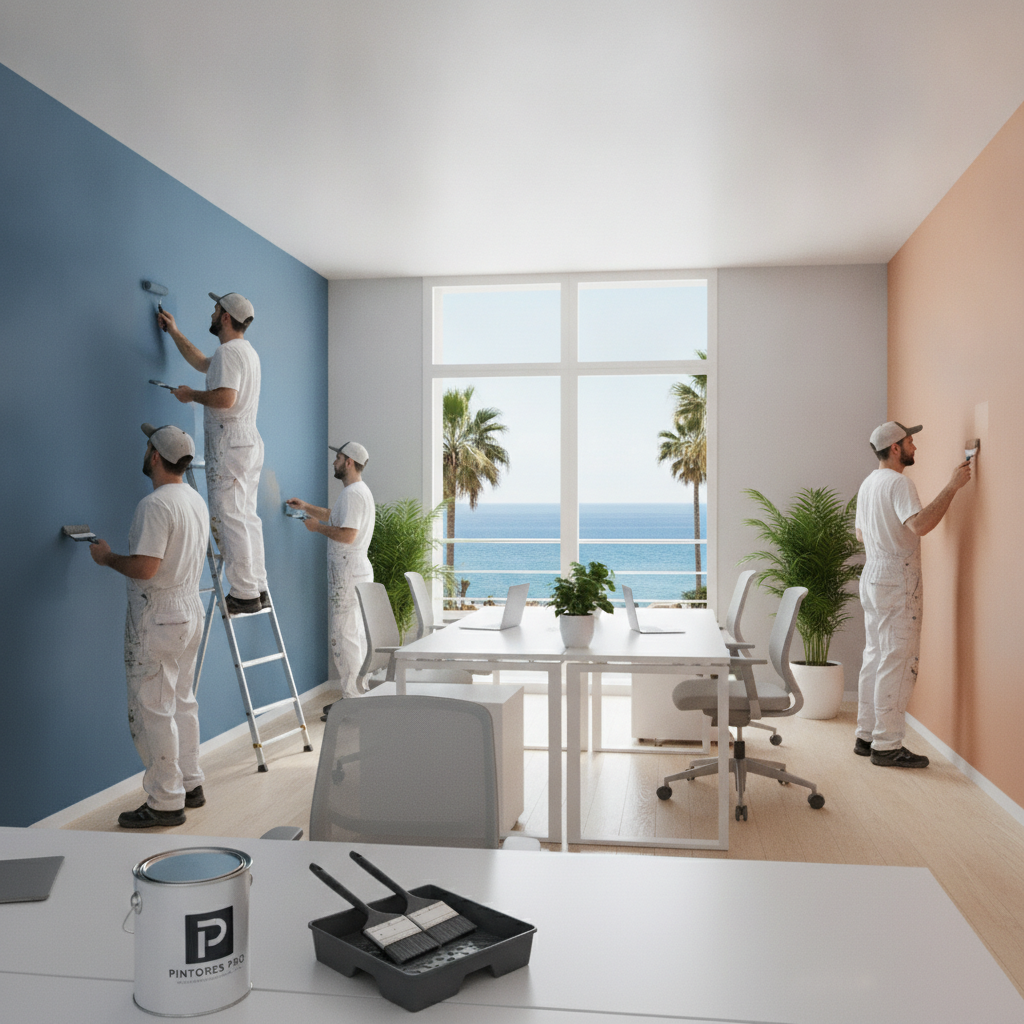 Pintores de oficinas en Málaga: Cómo mejorar el espacio de trabajo con el color