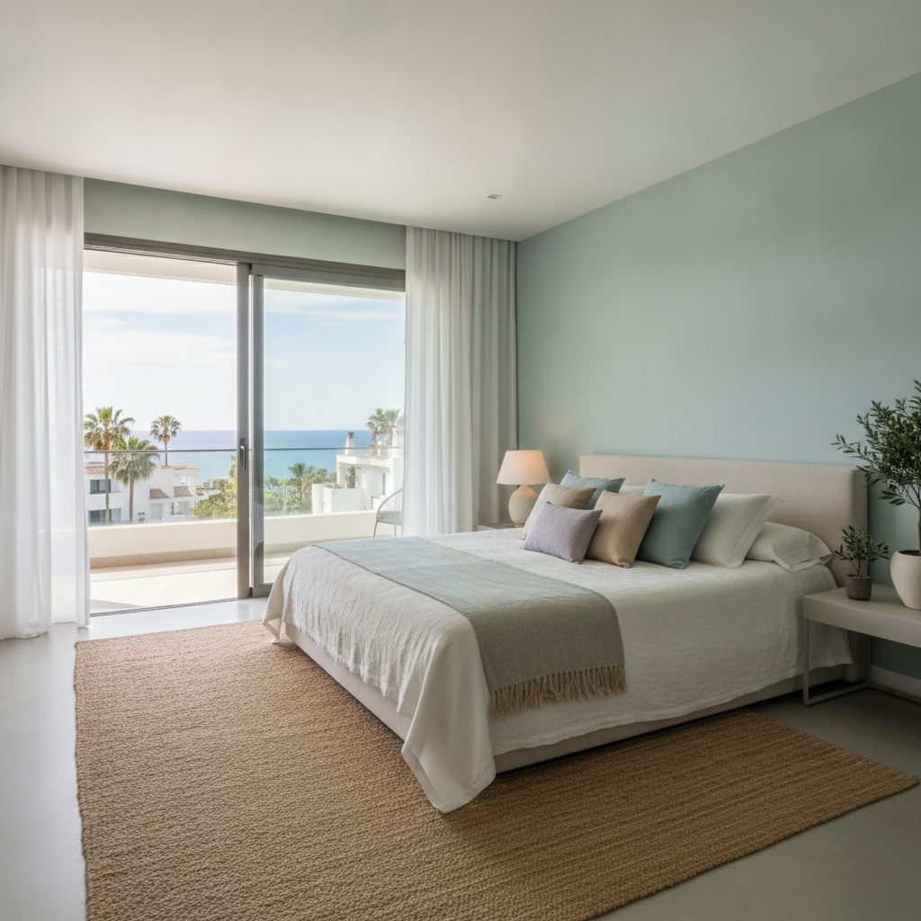 Transformando tu Descanso: Colores relajantes para pintar dormitorios principales en apartamentos de