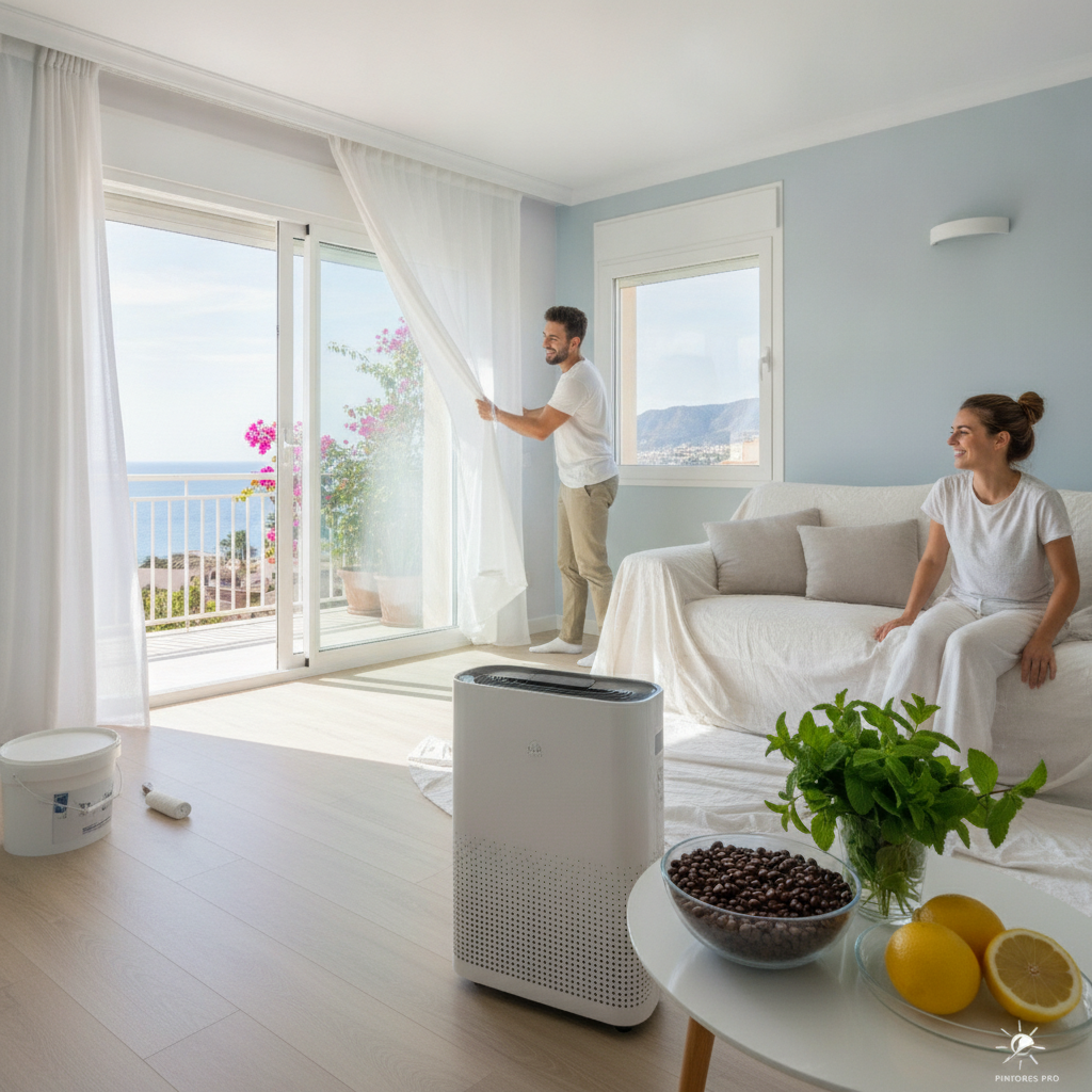 Cómo eliminar el olor a pintura rápido tras renovar tu casa en Benalmádena