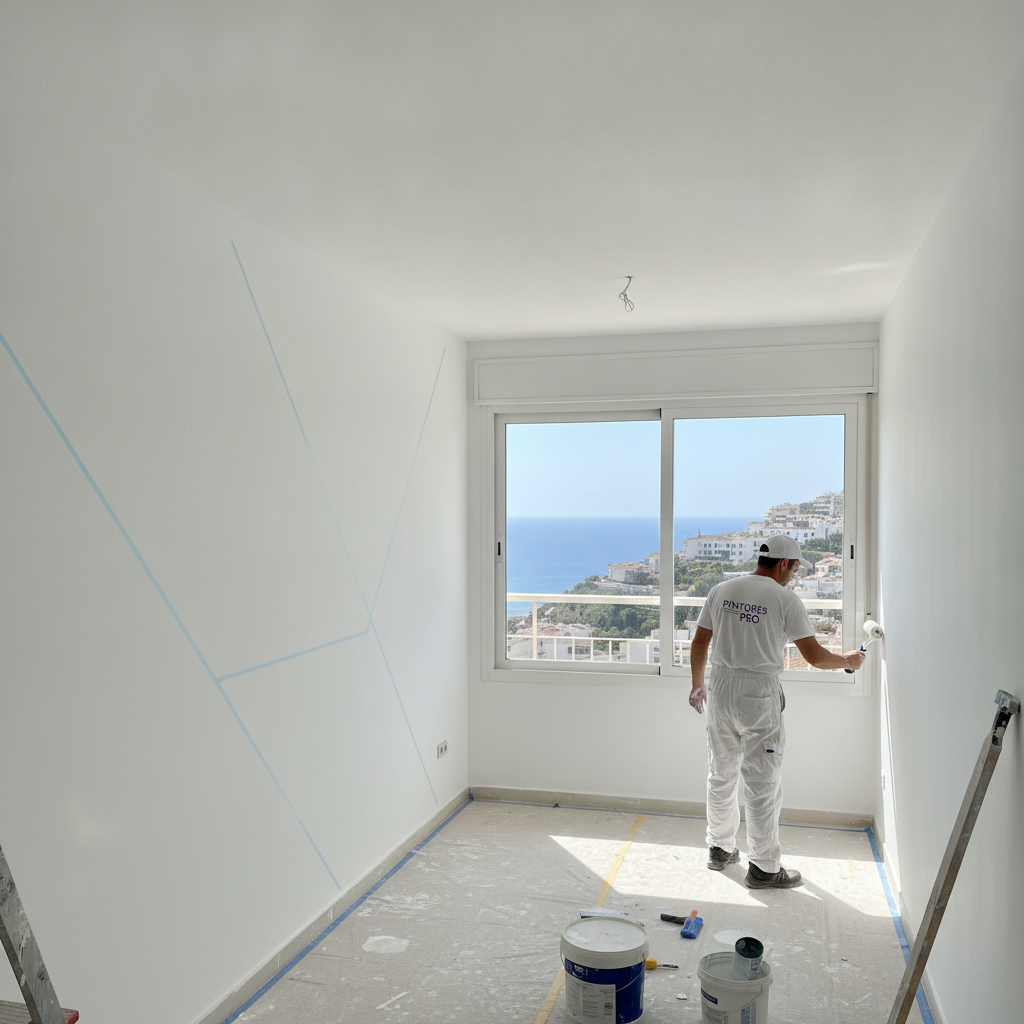 Cómo pintar paredes lisas tras haber quitado el gotelé en Fuengirola