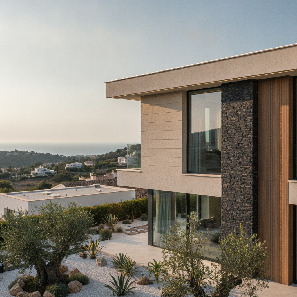 Tendencias en revestimientos decorativos para fachadas de chalets en Benahavís: Elegancia y Protecci