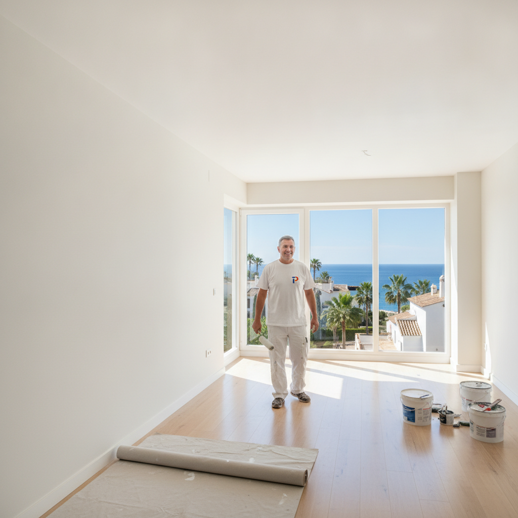Guía de precios: ¿Cuánto cuesta alisar y pintar un piso de 80 metros cuadrados en Estepona?