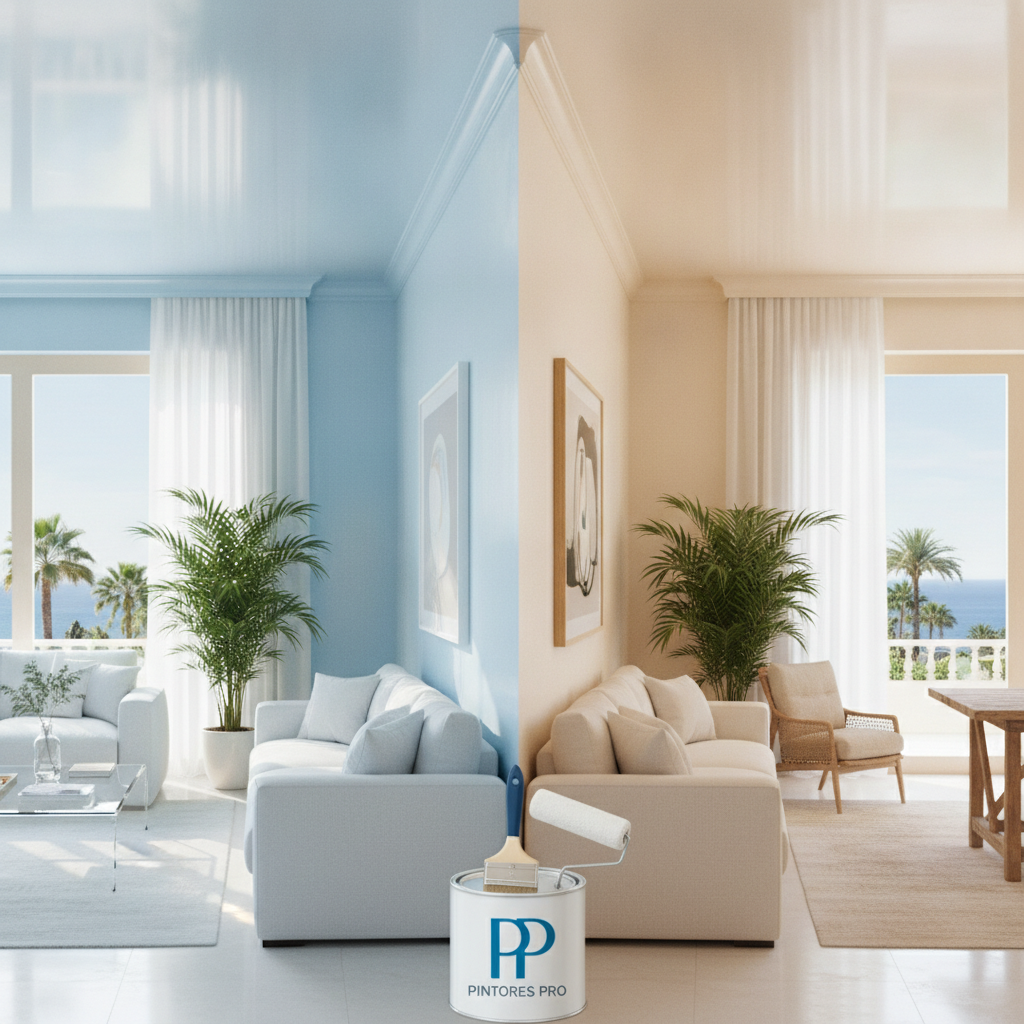 Pintura satinada vs mate: Guía definitiva para elegir el acabado en tu casa de Marbella