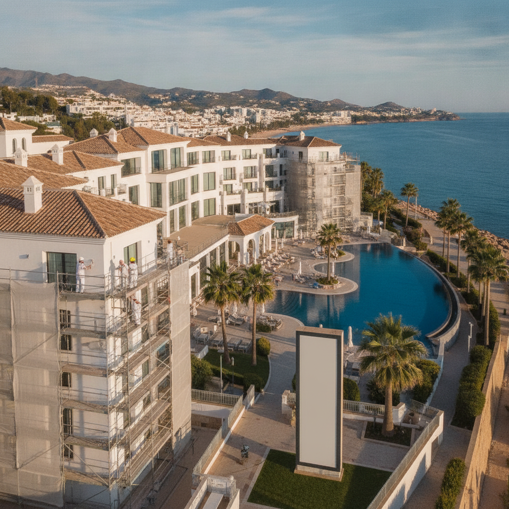 Renovación de Excelencia: Pintores para hoteles y complejos turísticos en toda la Costa del Sol
