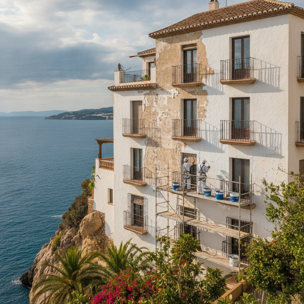 Protecting Your Coastal Investment: Professional Treatment of Facades Exposed to Sea Wind in Torrox