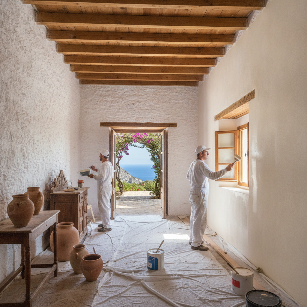 Guide to Painting Rural House Interiors in the Nerja Area