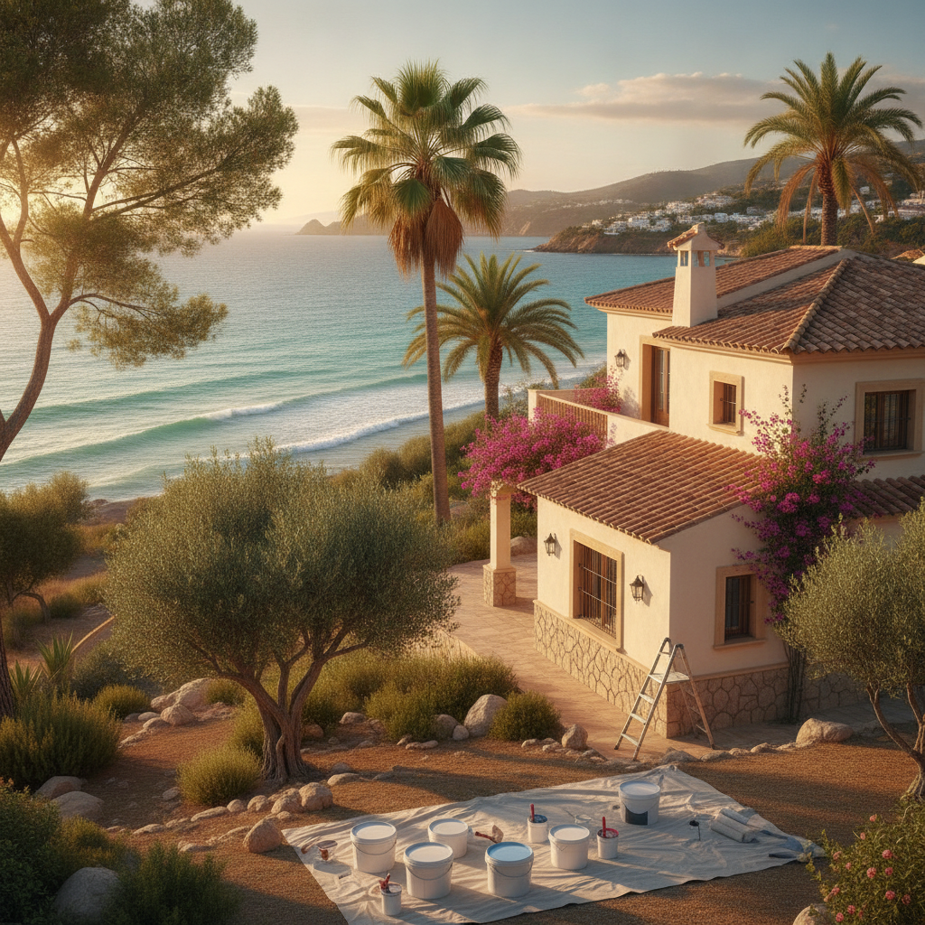 Budget to paint a villa in Torrox: Factors that influence the price