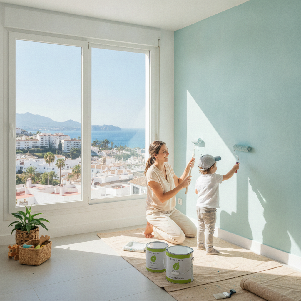 Pintura ecológica para interiores: Protege la salud de tu familia en Vélez-Málaga