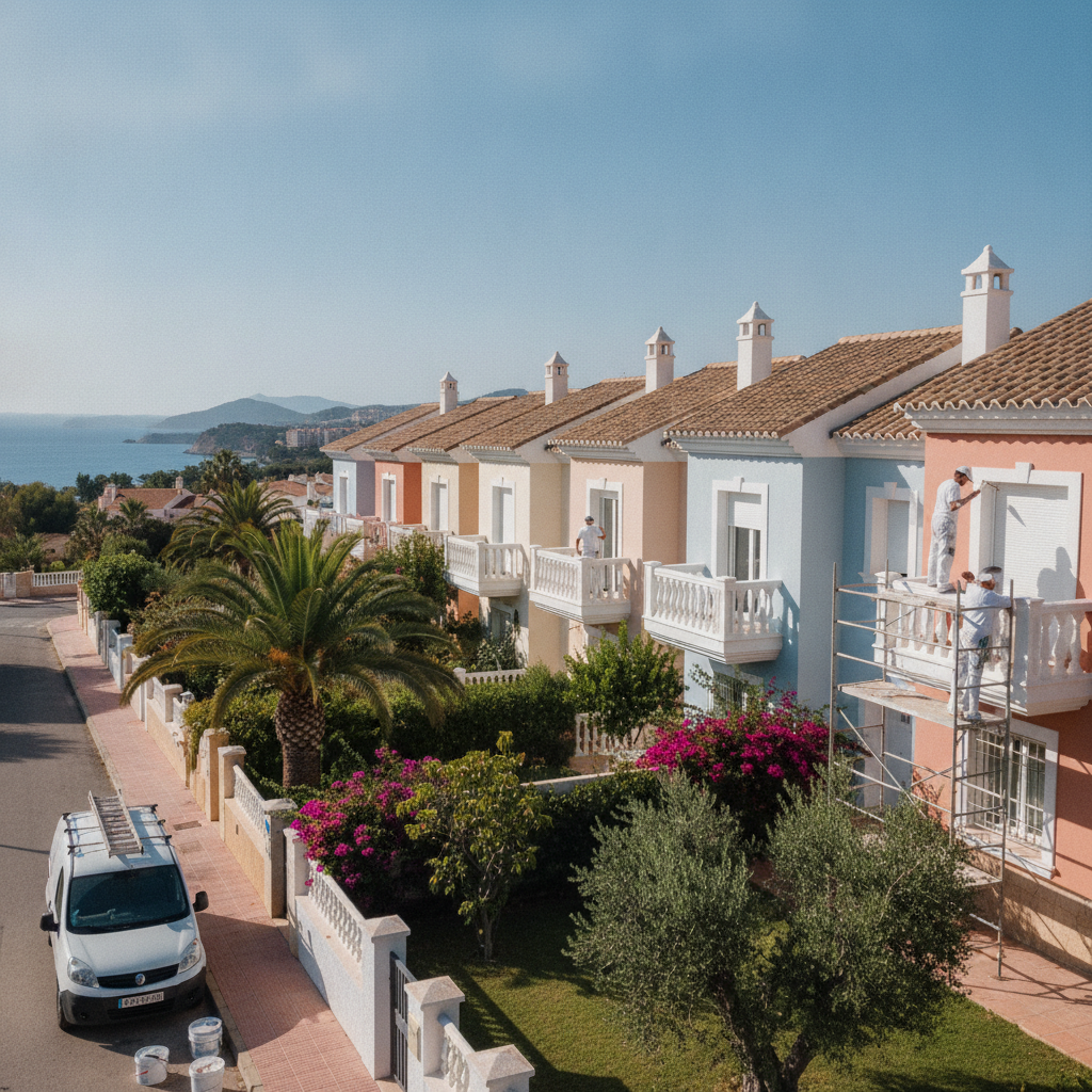 Renovación de pintura en chalets adosados de Rincón de la Victoria: Guía Completa